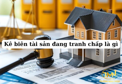 Kê biên tài sản đang tranh chấp là gì (Ảnh minh họa)