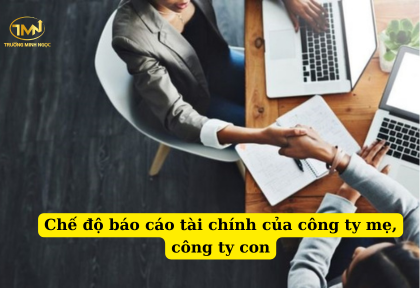 Chế độ báo cáo tài chính của công ty mẹ, công ty con (Ảnh minh họa)