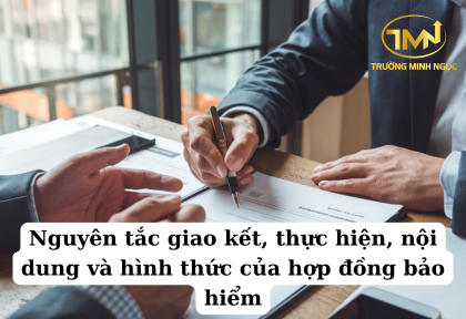 Nguyên tắc giao kết, thực hiện, nội dung và hình thức của hợp đồng bảo hiểm (Ảnh minh họa)
