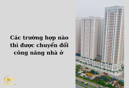 Các trường hợp nào thì được chuyển đổi công năng nhà ở (Ảnh minh họa)
