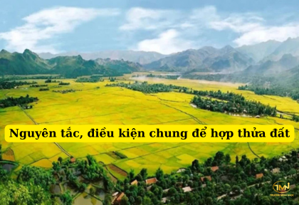 Nguyên tắc, điều kiện chung để hợp thửa đất (Ảnh minh họa)