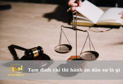 Tạm đình chỉ thi hành án dân sự là gì (Ảnh minh họa)