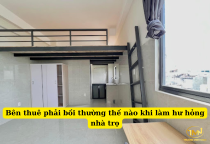 Bên thuê phải bồi thường thế nào khi làm hư hỏng nhà trọ (Ảnh minh họa)