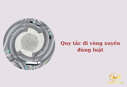 Quy tắc đi vòng xuyến đúng luật (Ảnh minh họa)