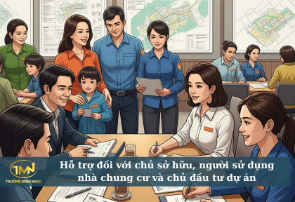 Hỗ trợ đối với chủ sở hữu, người sử dụng nhà chung cư và chủ đầu tư dự án (Ảnh minh họa)