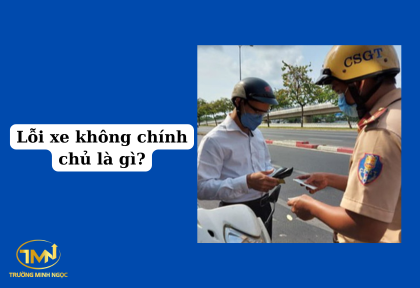Lỗi xe không chính chủ là gì (Ảnh minh họa)