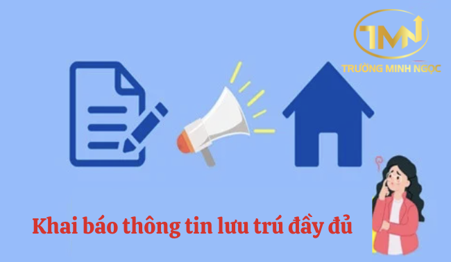 Khai báo thông tin lưu trú đầy đủ (Ảnh minh hoạ)