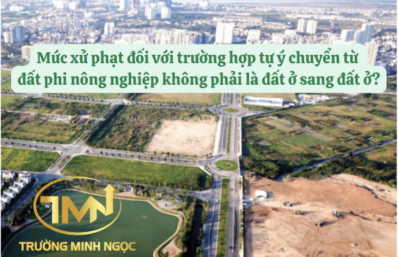 Mức xử phạt đối với trường hợp tự ý chuyển từ đất phi nông nghiệp không phải là đất ở sang đất ở? (Ảnh minh hoạ)