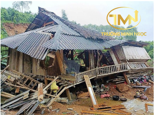 Thiệt hại về nhà ở bị sập, hư hỏng rất nặng từ 50-70% được xác định như thế nào? (Ảnh minh hoạ)