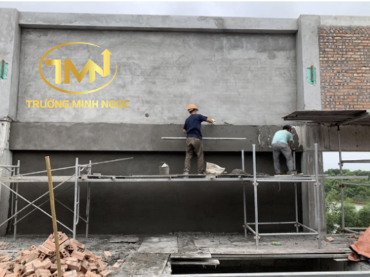 Giải quyết tranh chấp đối với trường hợp hàng xóm không cho trát tường được thực hiện như thế nào? (Ảnh minh hoạ)