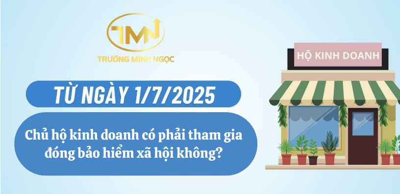 Từ ngày 01/7/2025, chủ hộ kinh doanh có phải tham gia đóng bảo hiểm xã hội không? (Ảnh minh hoạ)