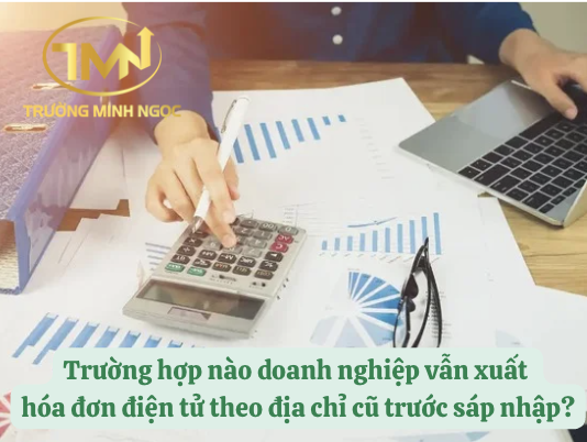 Trường hợp nào doanh nghiệp vẫn xuất hóa đơn điện tử theo địa chỉ cũ trước sáp nhập? (Ảnh minh hoạ)