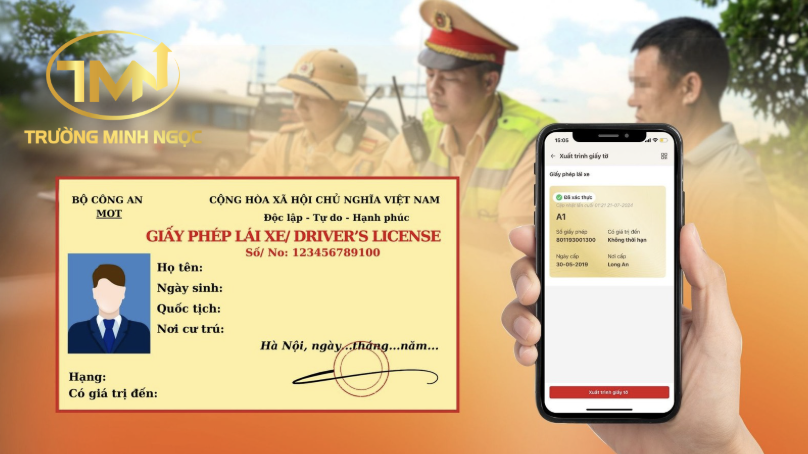 Giấy phép lái xe trên VNeID có bị tạm giữ khi vi phạm giao thông không? (Ảnh minh hoạ)