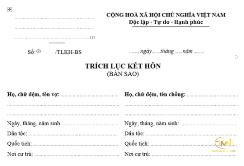 Hồ sơ và trình tự thủ tục yêu cầu cấp bản sao trích lục kết hôn (Ảnh minh hoạ)