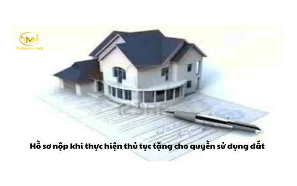 Hồ sơ nộp khi thực hiện thủ tục tặng cho quyền sử dụng đất