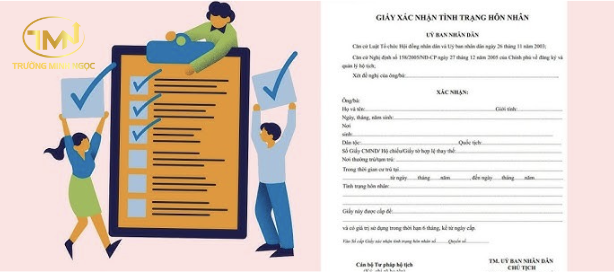Hồ sơ cần chuẩn bị đối với yêu cầu cấp giấy Giấy xác nhận tình trạng hôn nhân (Ảnh minh hoạ)