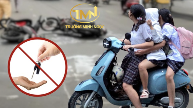 Từ ngày 01/01/2025, trường hợp giao xe cho người chưa đủ tuổi chạy bị xử phạt như thế nào? (Ảnh minh hoạ)