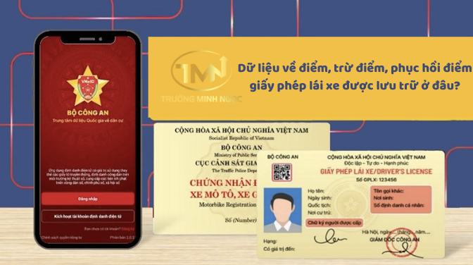 Dữ liệu về điểm, trừ điểm, phục hồi điểm giấy phép lái xe được lưu trữ ở đâu? (Ảnh minh hoạ)