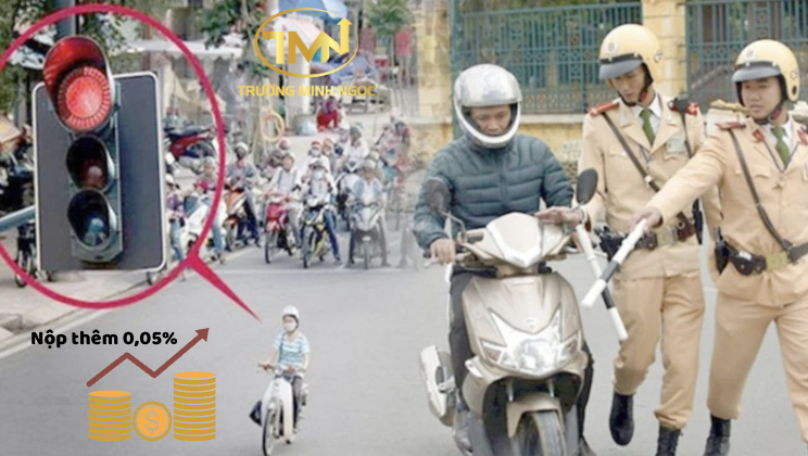 Khi chưa nộp phạt nguội do hành vi vượt đèn đỏ mà đã quá thời hạn thi hành thì bị xử lý như thế nào? (Ảnh minh hoạ)