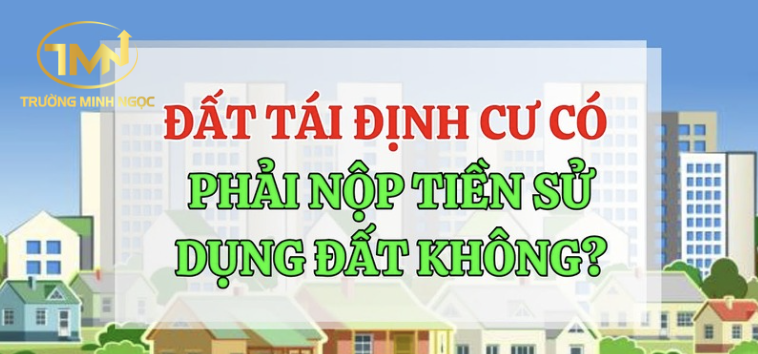 Đất tái định cư có phải nộp tiền sử dụng đất không? (Ảnh minh hoạ)